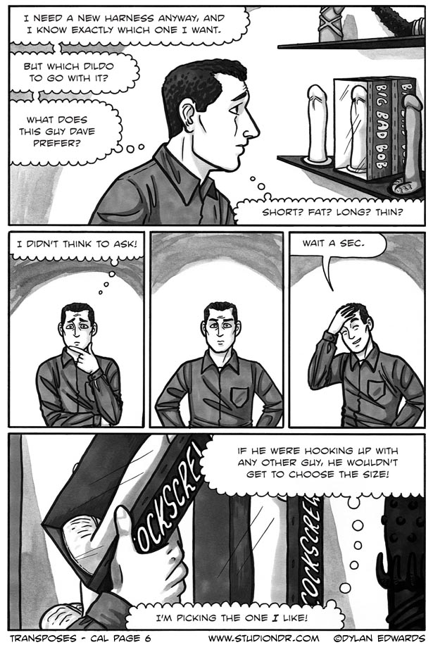 Transposes Cal queer trans guy comics