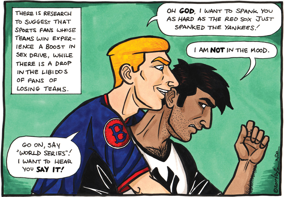 The Outfield queer sports webcomic