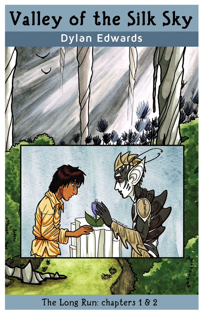 queer science fiction comic valley of the silk sky