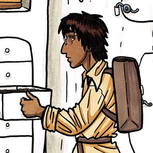 queer YA sci-fi webcomic Valley of the Silk Sky