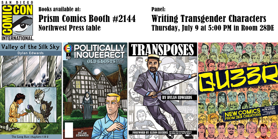 lgbtqia comics by Dylan Edwards at SDCC2015