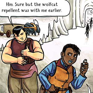 queer YA sci-fi webcomic Valley of the Silk Sky