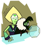 Steven Universe fan art Peridot and pet Centipeetle