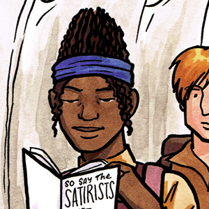 Valley of the Silk Sky queer YA sci-fi webcomic