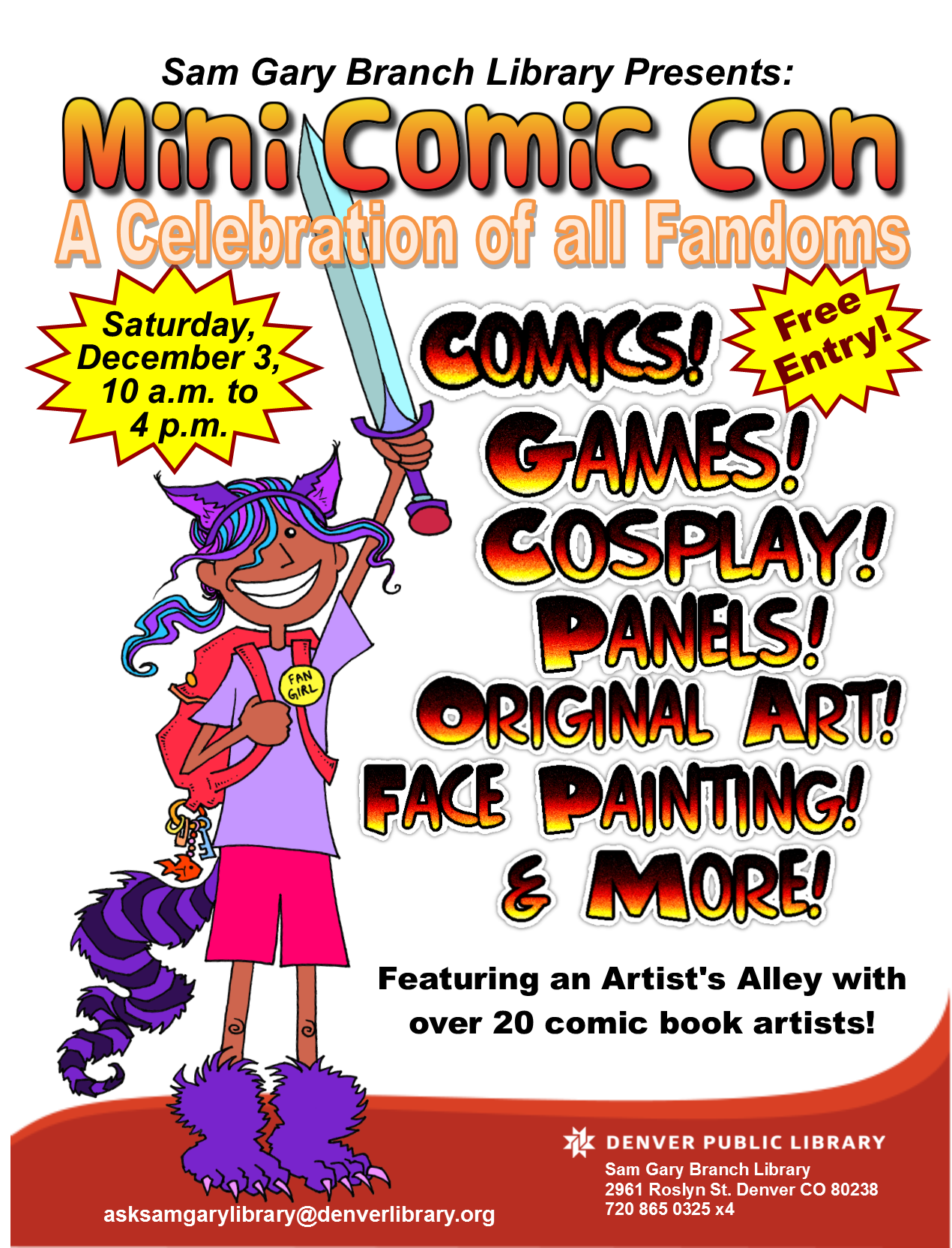 MiniComicCon Flyer