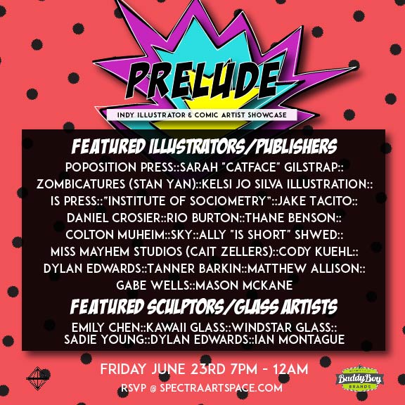 Prelude art show at Spectra Art Space