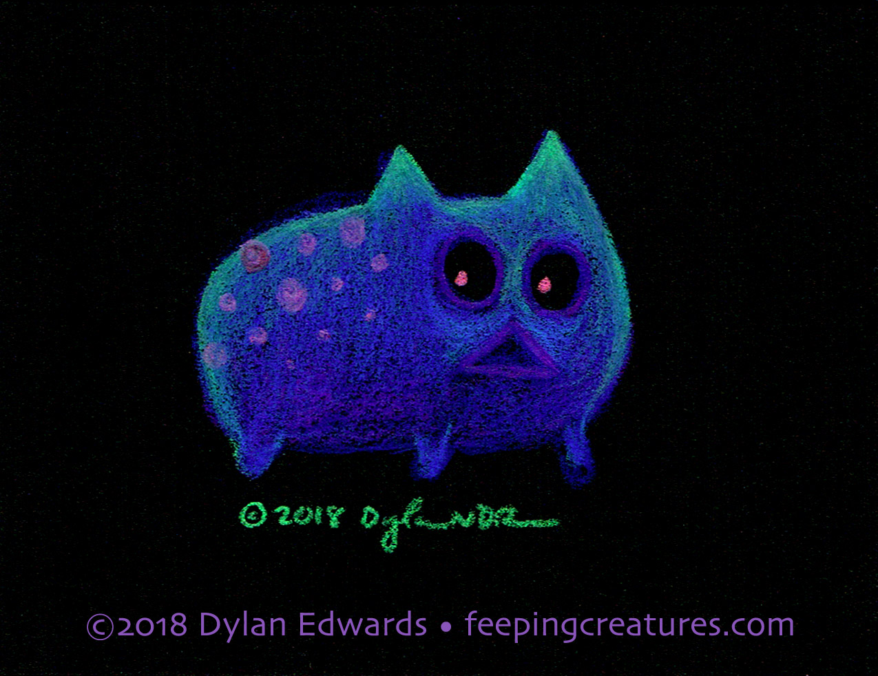 Feeping Creatures monster art by Dylan Edwards