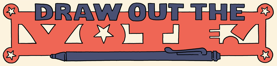 Draw Out the Vote - Oni Press - Voting Comics