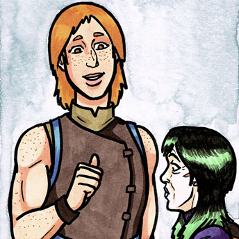 Valley of the Silk Sky queer YA sci-fi fantasy comic