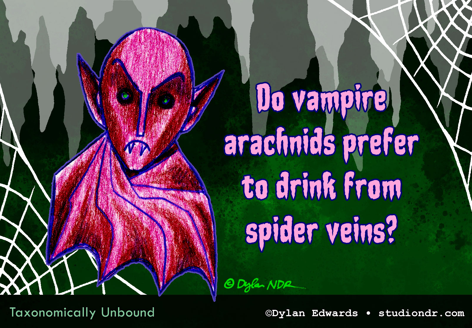 Do vampire arachnids prefer to drink from spider veins?